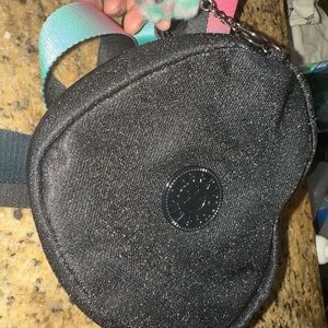 Kipling X Wicked Black Heart-Shaped Crossbody Bag